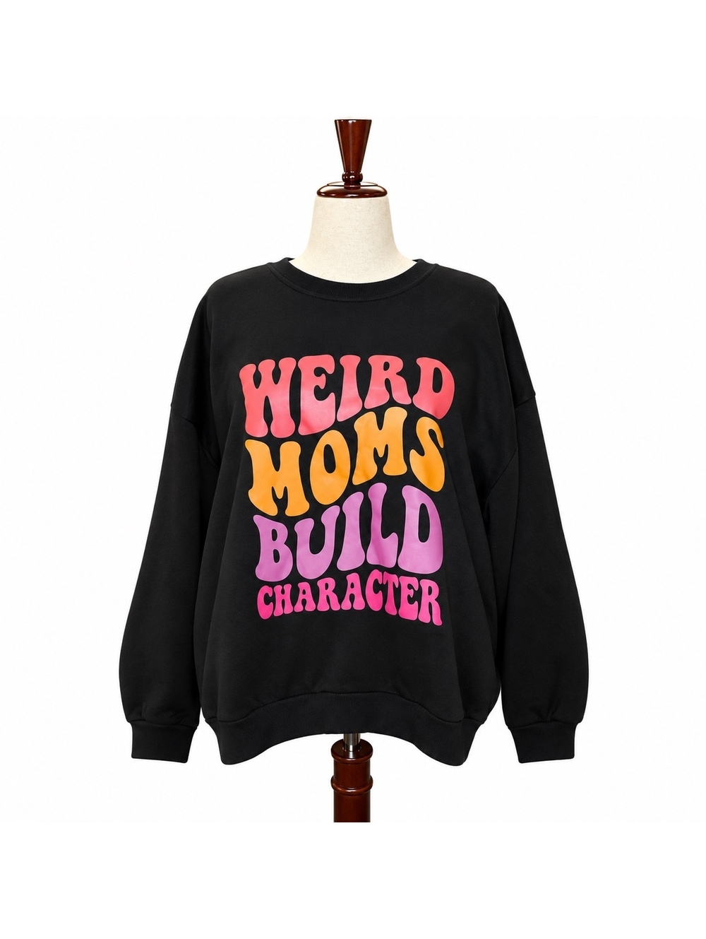 SHEIN Women's Black Graphic Pullover Sweatshirt Size 4XL (Fits like US 2/3X)